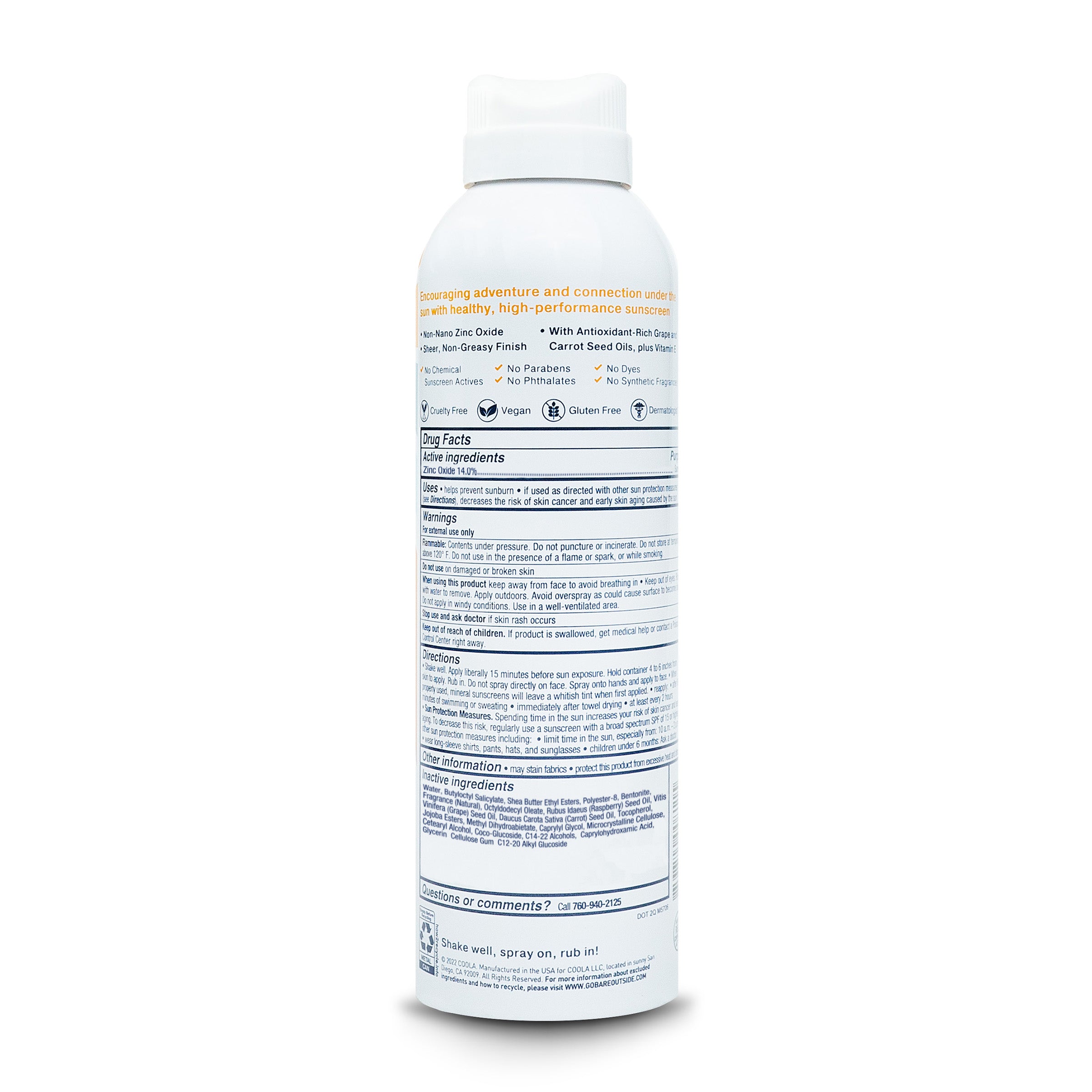 Mineral SPF 30 Sport Sunscreen Spray - Coco-Mango