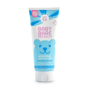 
                
                    Load image into Gallery viewer, Mineral SPF 50 Baby Sunscreen Face &amp;amp; Body Lotion
                
            