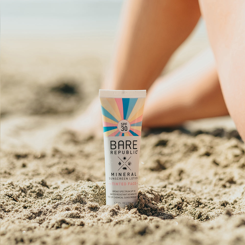 Mineral SPF 30 Tinted Face Sunscreen Lotion – Bare Republic